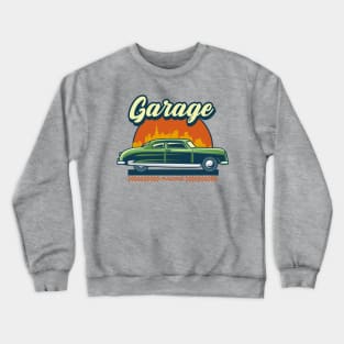 Garage Racing Badge Crewneck Sweatshirt